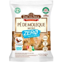 Pé de Moleque Mini Zero Açúcar 100g Da Colônia