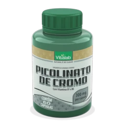 Cápsulas de Picolinato de Cromo 60 de 300mg da Vitalab