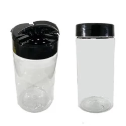 Pote Plástico Tampa Tripartida 400ml