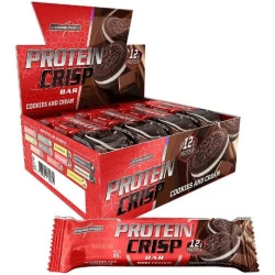 Protein Crisp Bar Cookies and Cream Display 540g Integralmedica