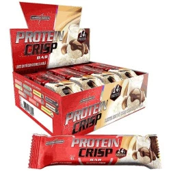 Protein Crisp Bar Leite Ninho com Creme de Avelã Display 540g Integralmedica