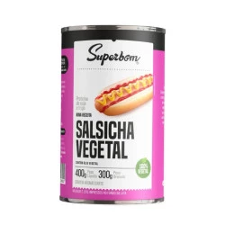 Salsicha Vegetal 400g Superbom