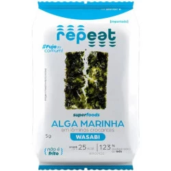 Snack de Alga Marinha Wasabi 5g Repeat