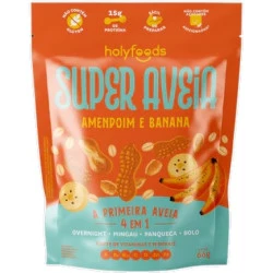 Super Aveia Amendoim e Banana 66g Holyfoods