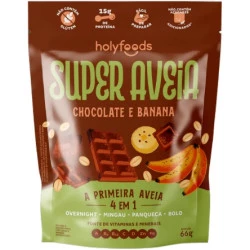 Super Aveia Chocolate e Banana 66g Holyfoods