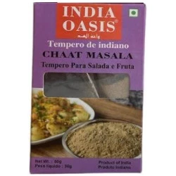Tempero Indiano Chaat Masala para Salada 50g India Oasis