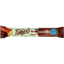 Timber's Wafer Pistache Zero Açúcar 27g Laciella