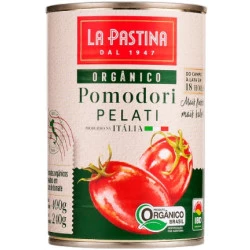 Tomate Pelado Orgânico 400g La Pastina