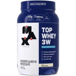 Top Whey 3W Baunilha 900g Max Titanium