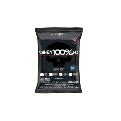 Whey 100% HD Refil Chocolate 900g Black Skull