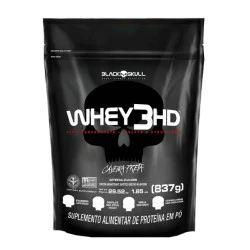 Whey 3HD Refil Sabor Chocolate 837g Black Skull