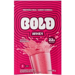 Whey Mousse de Morango Sachê 30g Bold