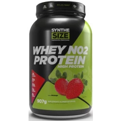 Whey NO2 Protein sabor Morango Pote 907g Synthesize