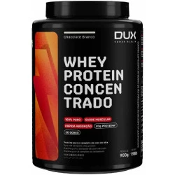 Whey Protein Concentrado Chocolate Branco 900g Dux