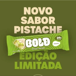 Barra de Proteína Pistache 60g Bold *Edição Limitada