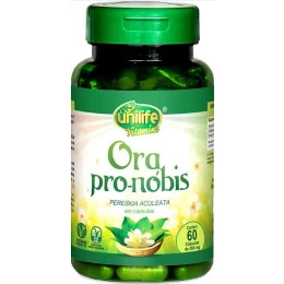Pastilhas de Ora Pro-Nóbis 60p Unilife