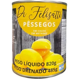 Pêssego em Calda Metades 820g Di Felizatti