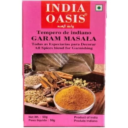 Tempero Indiano Garam Masala 50g India Oasis